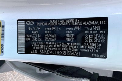 2024 Hyundai TUCSON SE