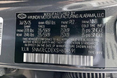 2025 Hyundai TUCSON Limited