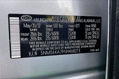 2022 Hyundai SANTA FE XRT