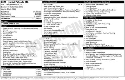2021 Hyundai PALISADE SEL