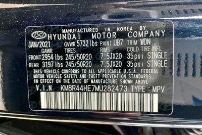 2021 Hyundai PALISADE SEL