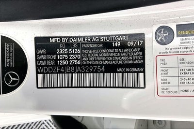 2018 Mercedes-Benz E-Class E 300