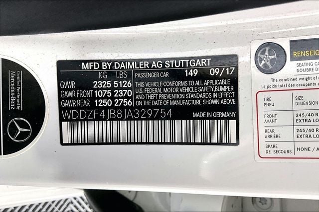 2018 Mercedes-Benz E-Class E 300