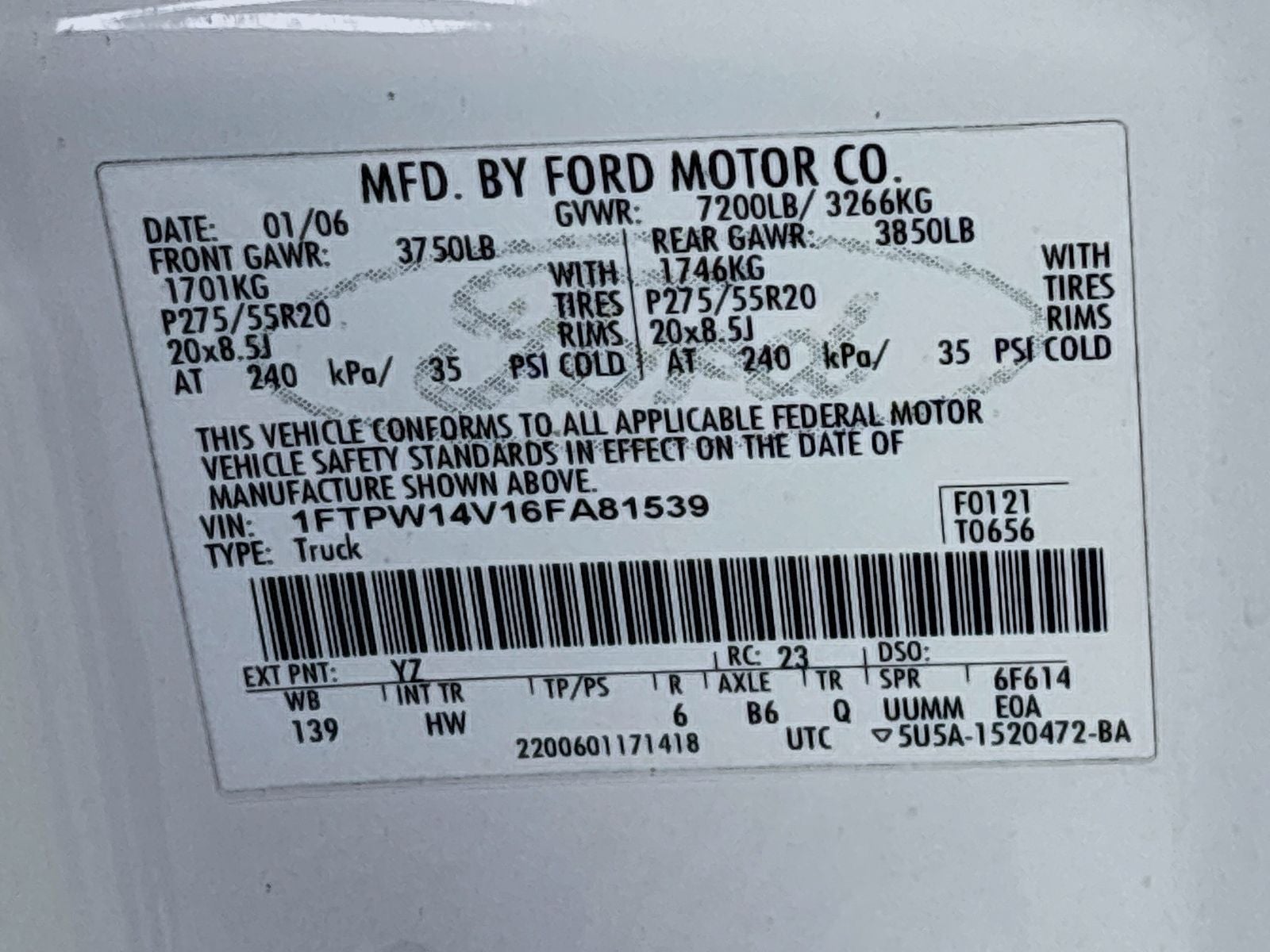 2006 Ford F-150 XLT