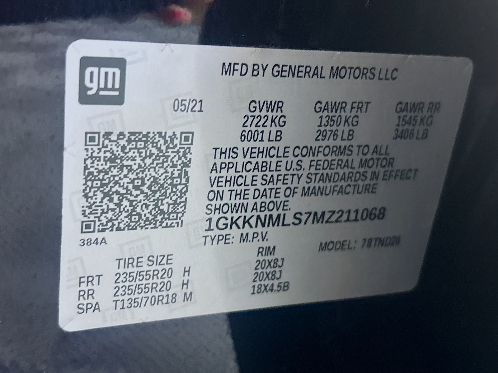 2021 GMC Acadia SLT