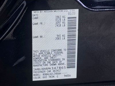 2023 Nissan Altima 2.5 SV