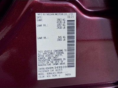 2023 Nissan Altima 2.5 SV
