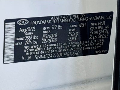 2023 Hyundai SANTA FE SEL