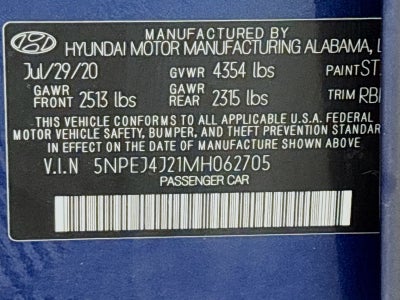 2021 Hyundai SONATA SEL Plus