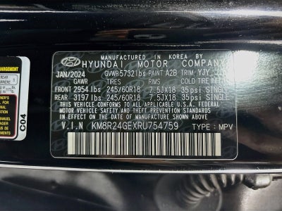 2024 Hyundai PALISADE SEL 7 Passenger