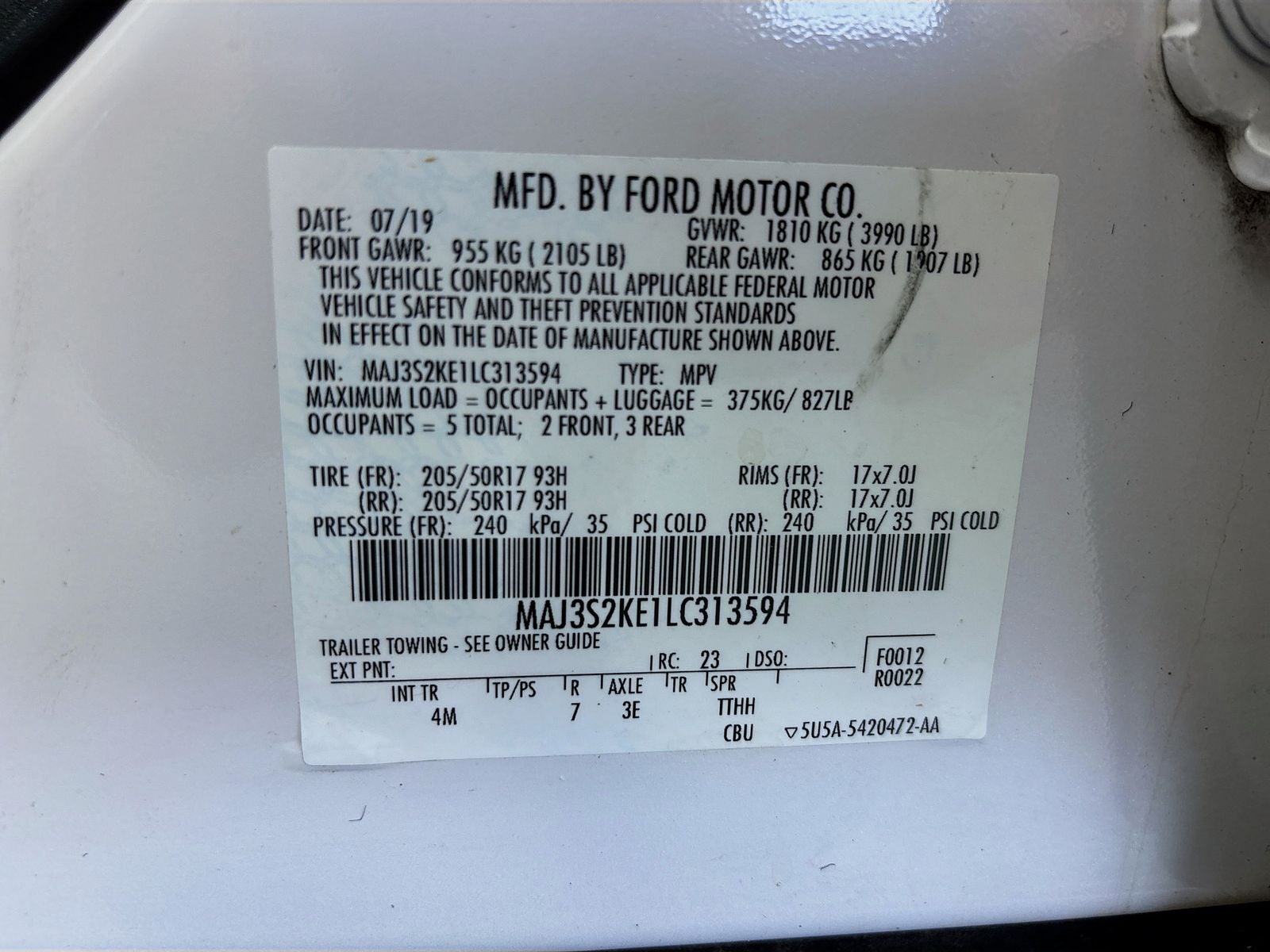 2020 Ford EcoSport Titanium
