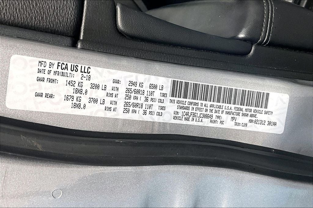 2018 Jeep Grand Cherokee Limited