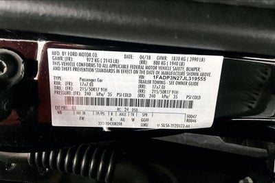 2018 Ford Focus Titanium