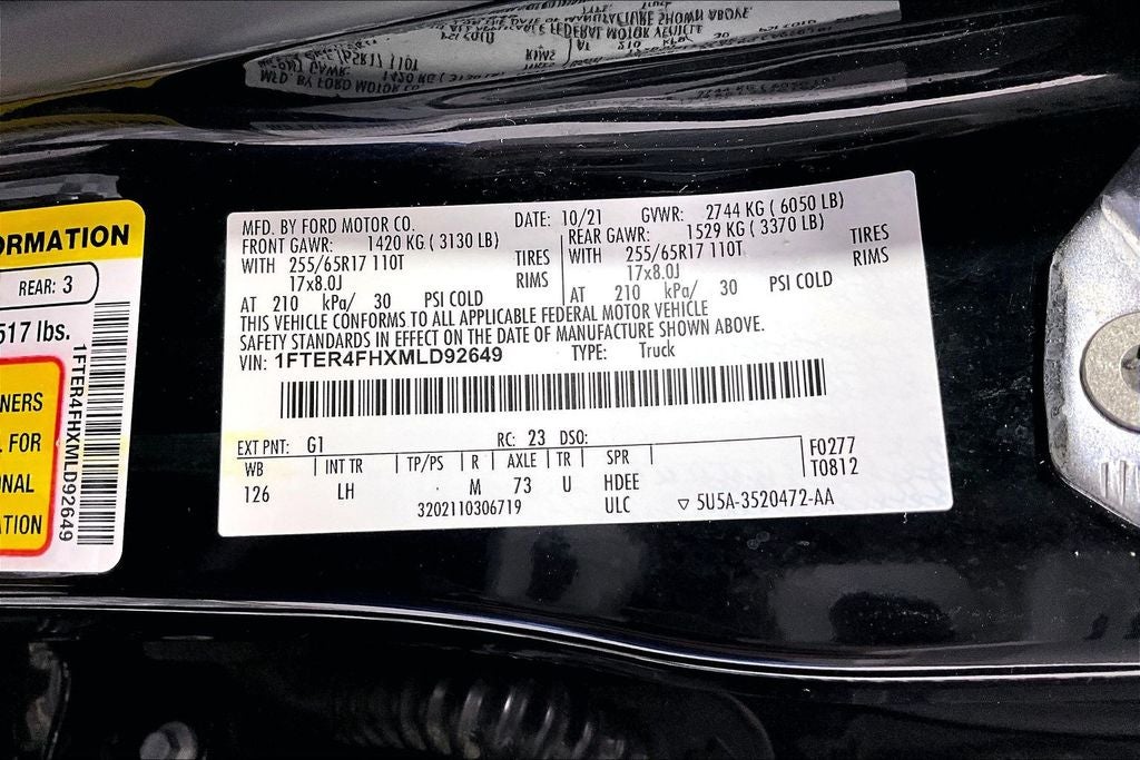2021 Ford Ranger XLT