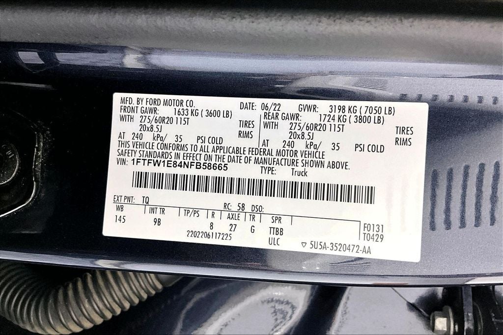 2022 Ford F-150 Platinum