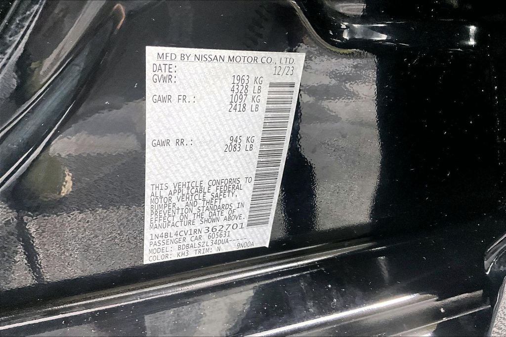 2024 Nissan Altima 2.5 SR