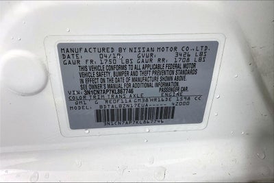 2019 Nissan Versa 1.6 SV