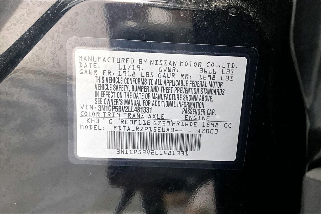2020 Nissan Kicks S