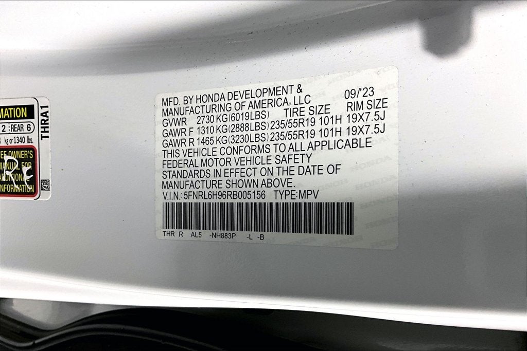 2024 Honda Odyssey Elite
