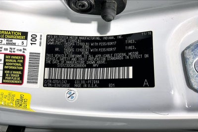 2019 Toyota Sienna XLE 7 Passenger