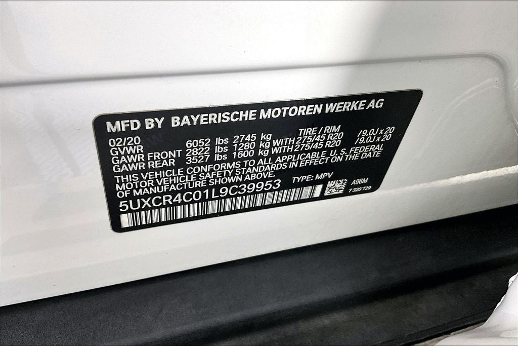 2020 BMW X5 sDrive40i