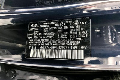 2022 Hyundai PALISADE Calligraphy