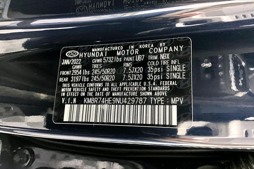 2022 Hyundai PALISADE Calligraphy