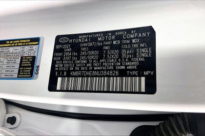 2022 Hyundai PALISADE Calligraphy