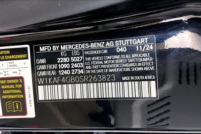 2025 Mercedes-Benz C-Class C 300