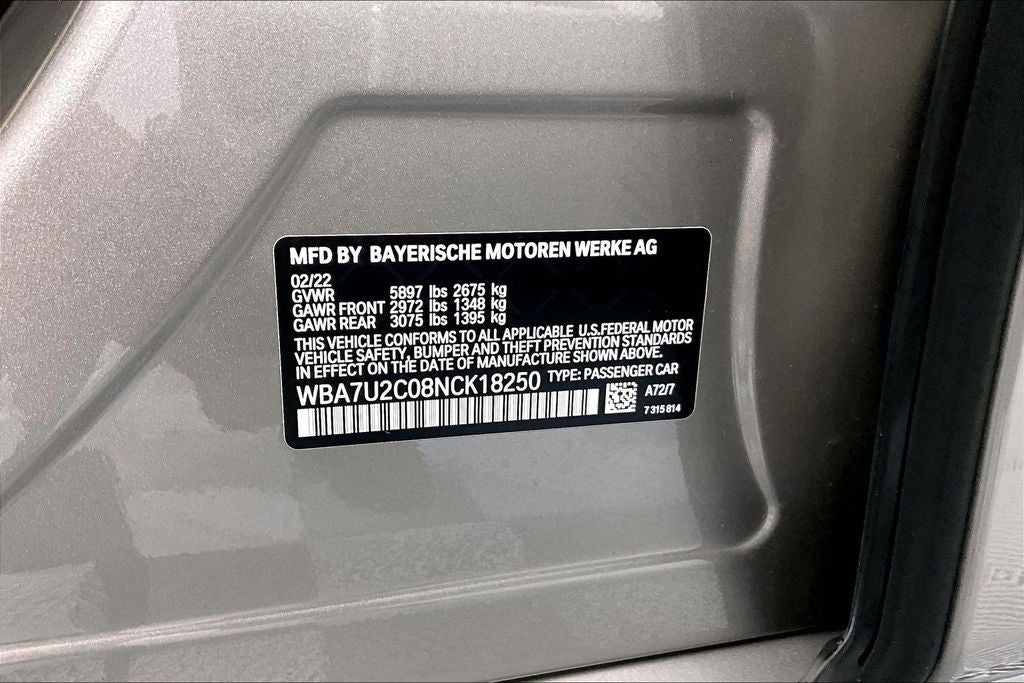 2022 BMW 7 Series 750i xDrive