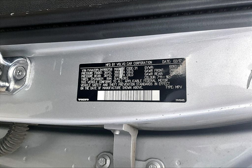 2017 Volvo XC90 T6 Inscription