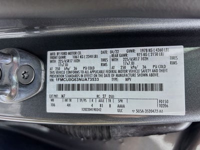 2022 Ford Escape SE