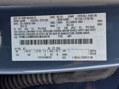 2025 Ford Escape ST-Line