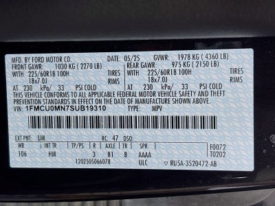 2025 Ford Escape ST-Line