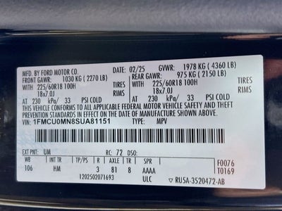 2025 Ford Escape ST-Line