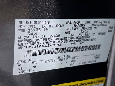 2020 Ford Expedition Platinum