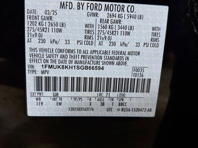 2025 Ford Explorer ST-Line