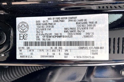 2021 Ford F-150 XLT