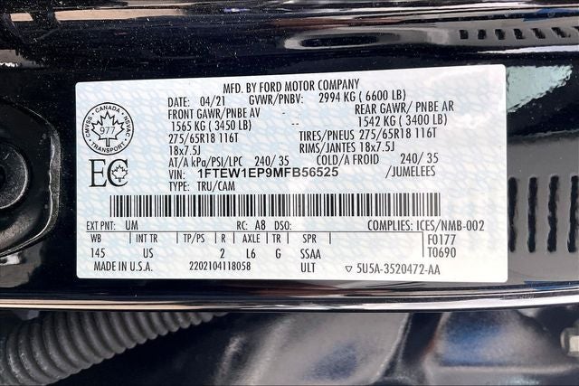 2021 Ford F-150 XLT