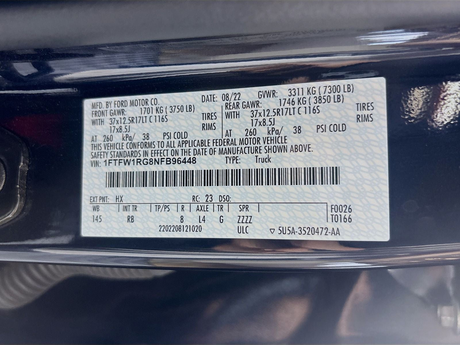 2022 Ford F-150 Raptor