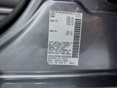 2024 Nissan Altima 2.5 SV