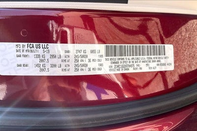 2019 Chrysler Pacifica Limited