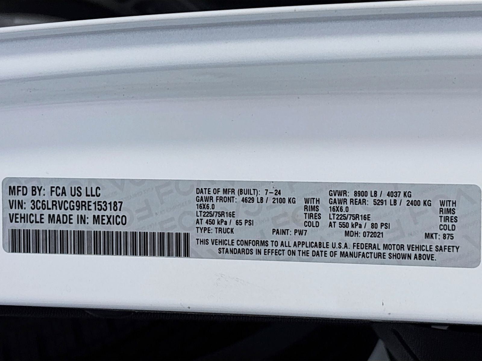 2024 RAM ProMaster 2500 High Roof
