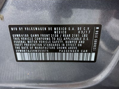 2017 Volkswagen Jetta 1.4T SE