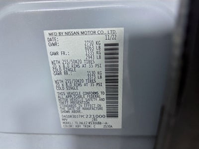 2023 Nissan Pathfinder Platinum