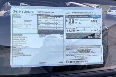 2026 Hyundai TUCSON SE