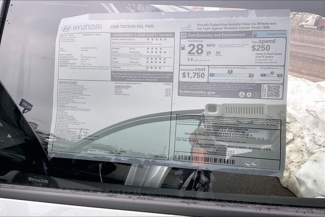 2026 Hyundai TUCSON SEL