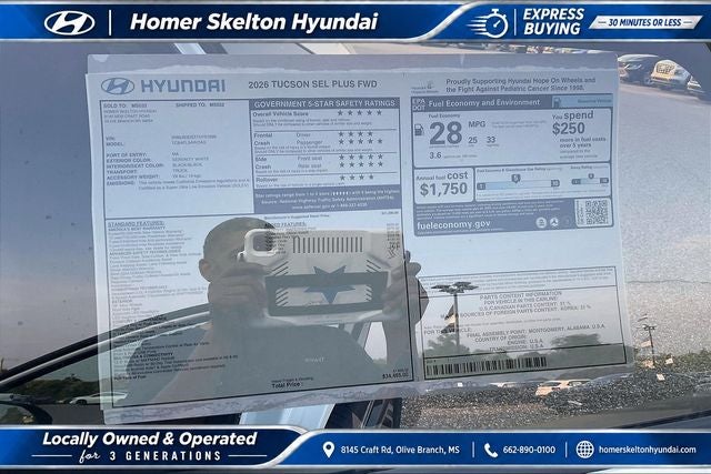 2026 Hyundai TUCSON SEL Plus