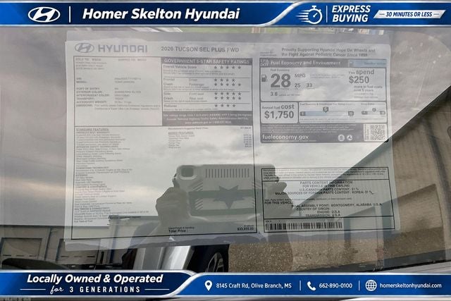 2026 Hyundai TUCSON SEL Plus