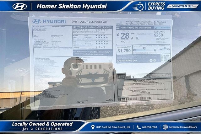 2026 Hyundai TUCSON SEL Plus